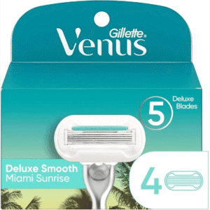 GILLETTE VENUS EXTRA SMOOTH MIAMI SUNSISE WITH ALOE WOMEN RAZOR BLADES  4's
