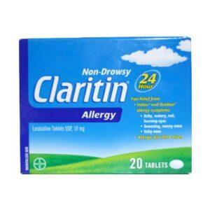 CLARITIN ALLERGY 24HRS TAB 20'S