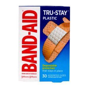 BAND- AID J&J TRU-STAY PLASTIC 30'S
