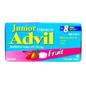 ADVIL JR STR FRUIT FLAV 40'S