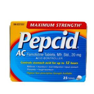 PEPCID AC MAX STRENGTH 25'S