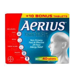 AERIUS TABLETS 40'S