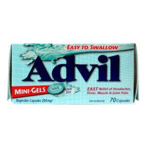 ADVIL MINI-GELS 200MG 70'S