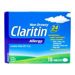 CLARITIN ALLERGY 24HRS TAB 10'S