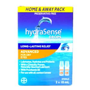 HYDRASENSE ADVANCED EYEDROPS 2X10ML