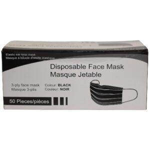 FACE MASK BLACK 50'S