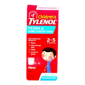 TYLENOL LIQ SUSP DYE FR CHERRY 100ML