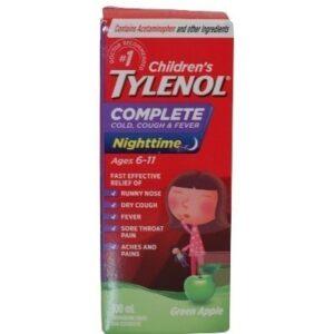 TYLENOL COMPL CHILD C/C/FEVER NIGHTTIME SOOTHING APPLE 100ML