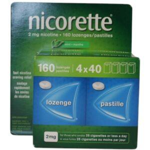 NICORETTE LOZENGE MINT 2MG 160'S