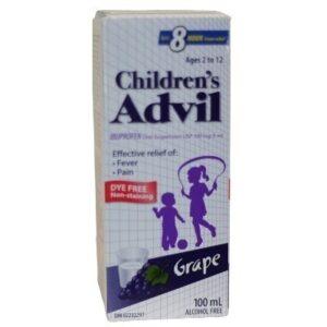 ADVIL CHILDREN 100ML GRAPE