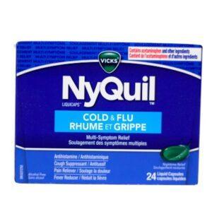 NYQUIL COLD & FLU LIQUICAPS 24'S