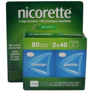 NICORETTE MINT 2MG LOZENGE 80'S