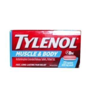 TYLENOL 8 HR MUSCLE CAP  72'S