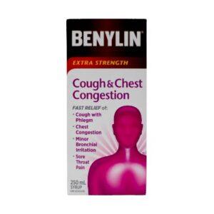 BENYLIN DM E X-STR 250ML COUGH & CHEST CONGESTION