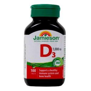 JAMIESON VIT D3 1000IU 100'S