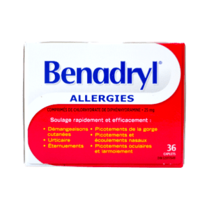BENADRYL ALLERGY 25MG CAP 36'S