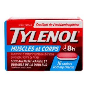 TYLENOL MUSCLE & BODY PAIN 16'S