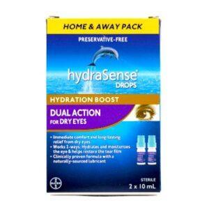 HYDRASENSE DUAL ACTION FOR DRY EYE DRPS 2X10ML