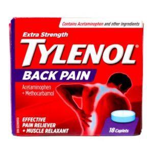 TYLENOL X-STR BACK PAIN CAP 18'S