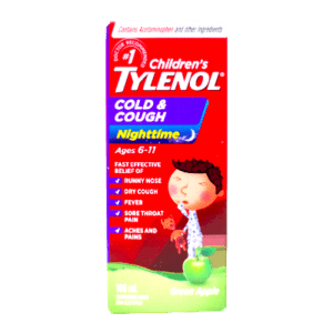TYLENOL CHILD C&C N/TIME APPLE 100ML