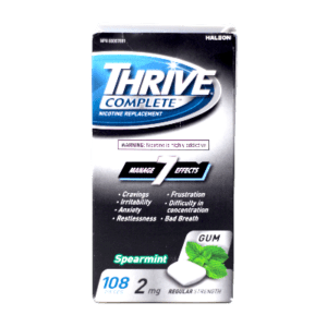 THRIVE COMP GUM 2MG SPEARMINT 108'S