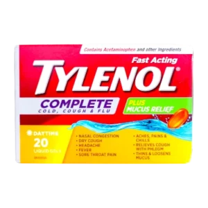 TYLENOL COMPLETE 20 DAYTIME LIQ-GEL