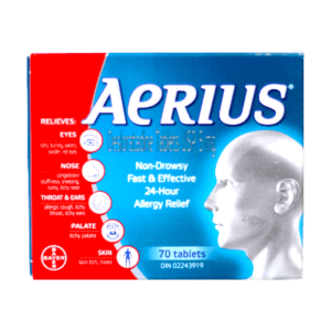 AERIUS TABLETS 70'S