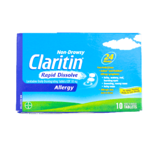 CLARITIN ALLERGY 24HRS TAB RAPID DIS 10'S