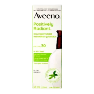 AVEENO POSITIVELY RADIANT DAILY MOISTURIZER SPF 30-LOTION 68ml