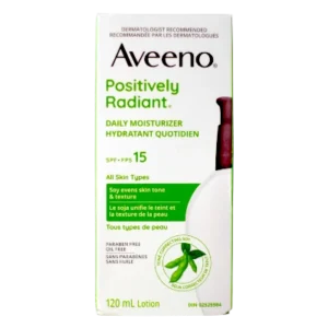 AVEENO POSITIVELY RADIANT DAILY MOISTURIZER 120ml