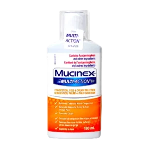 MUCINEX MULTI-ACTION CONGESTION, COLD & COUGH LIQUID 180ml