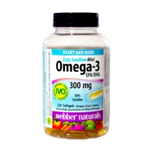 NATURAL PRODUCT OMEGA-3 MINI 300MG 220 SOFT GELL