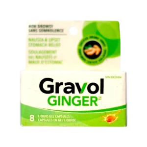 GRAVOL GINGER LIQ-GEL 8's