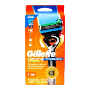 GILLETTE FUSION 5 PROGLIDE  MEN'S 1 RAZOR + 1 CART