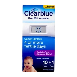 CLEARBLUE DIGITAL OVULATION TEST 4 FERTILE DAYS 10'S