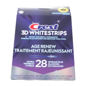 CREST 3 D WHITESTRIPS AGE RENEW 28 LEVELS 21'S