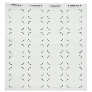 CORRECTION TAPE LABEL TRI-FOLD CARD 4X7