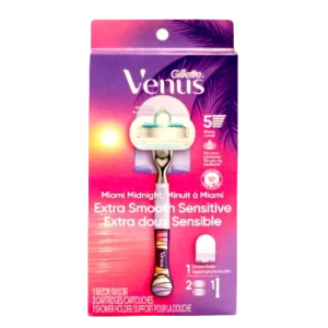 GILLETTE VENUS MIAMI MIDNIGHT 1RAZ & 2 CART