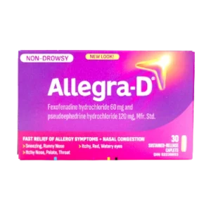 ALLEGRA-D 60-120MG CAPLET 30'S