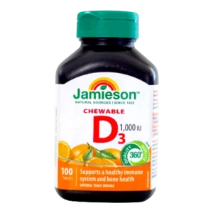 JAMIESON CHEW VIT D ORANGE 100'S