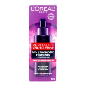 L'OREAL PARIS FACE SERUM PROBIOTIC+ HYALURONIC  ACID 30ml