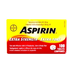 ASPIRIN TABS X-STR 500MG 100'S