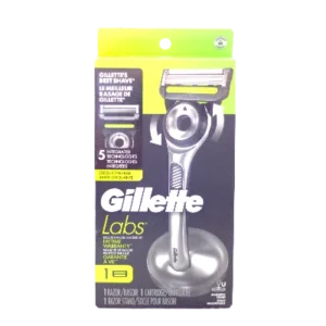 GILLETTE LABS EXFOLIATING BAR 1RAZOR 1CART 1RAZ STAND