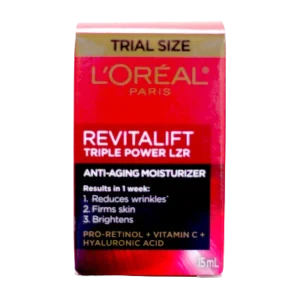 L'OREAL PARIS TRIPPLE POWER ANTI-AGING MOISTURIZER 15ml