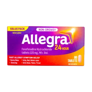 ALLEGRA 24H 120MG 80'S