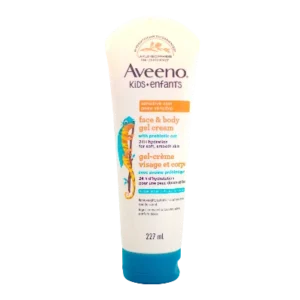 AVEENO KIDS SENSITIVE SKIN FACE & BODY GEL CREAM 227g
