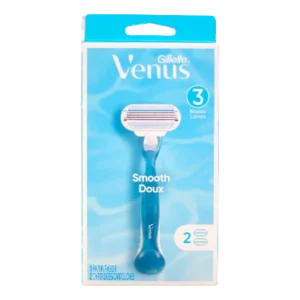 GILLETTE VENUS SMOOTH  1RAZ & 2 CART