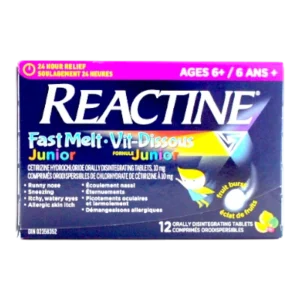 REACTINE FAST MELT JR 12'S
